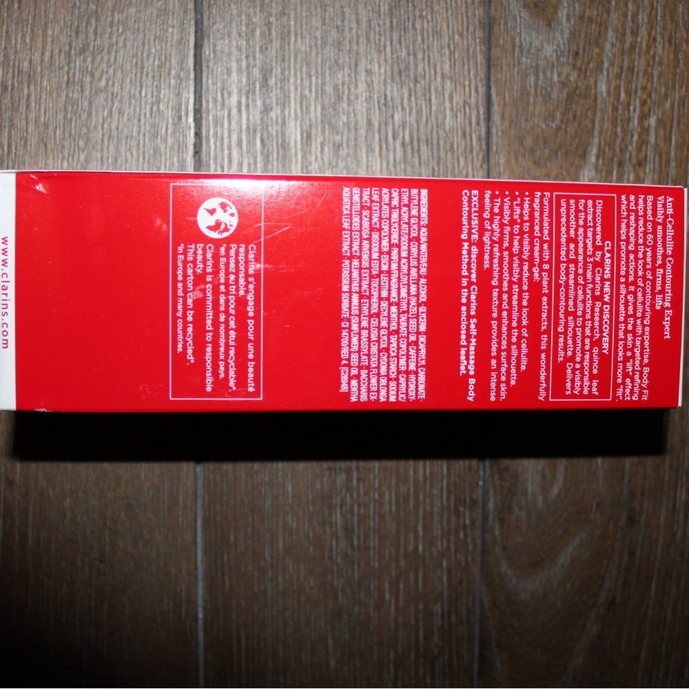 Clarins Body Fit Contouring Expert - Red and White - Picture 3 of 6